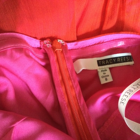 Tracy Reese, size 8, pink/red dress - Picture 7 of 7